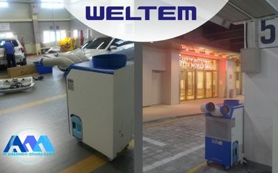 Portable Air Conditioners for Automotive Parking Lots and Workshops